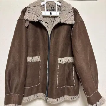 Kastane 플리스 라이닝 무스탕 코트