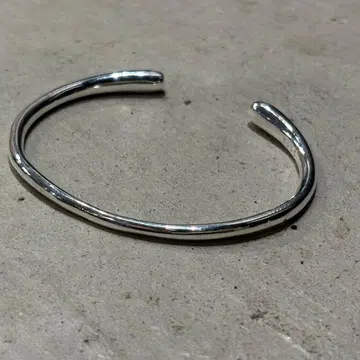 빈티지 실버 925 심플 뱅글 팔찌