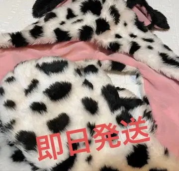 디즈니 101마리 강아지 팬캡 머플러 장갑 포함