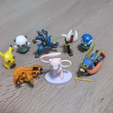 몬코레 피규어 묶음 판매 피카츄 뮤우 팽도리 리자몽