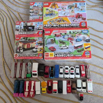 토미카 타운 세트 기타 묶음 판매 토미카 31대 포함