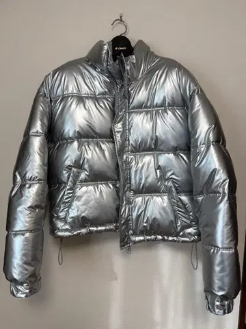 ZARA 메탈릭 다운 자켓