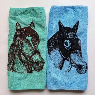 토카이 테이오 & 노스 플라이트 페이스 타월