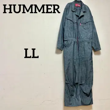 HUMMER 데님 작업복 올인원 LL 사이즈 워크 헤링본