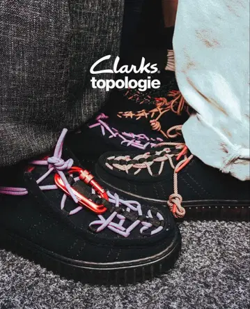 Clarks topologie 블랙 스니커즈