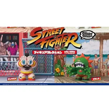 STREET FIGHTERXGRAPE BRAIN 피규어 2종 세트