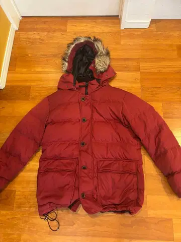 UNIQLO 00s Y2K 퍼 다운 L