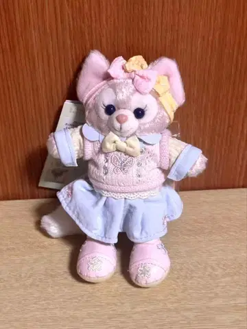 상하이 디즈니 한정판 봄 한정판 리나벨 봉제인형 키링 참