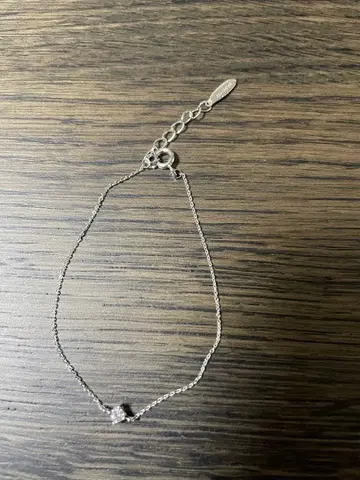 실버 체인 팔찌 조정 가능