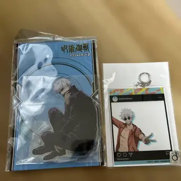 주술회전 아크릴 스탠드 2점 세트 고죠 사토루