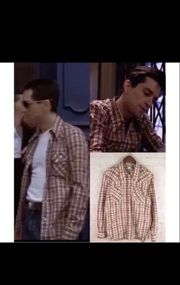 더 리얼 맥코이 택시 운전사 체크 플란넬 셔츠