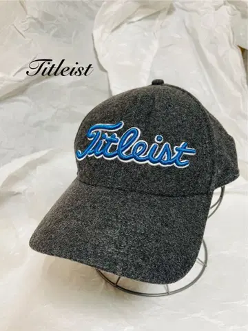 타이틀리스트 남성용 골프 캡 울 혼방 새상품 겨울용