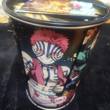 귀멸의 칼날 양동이형 캔 용기