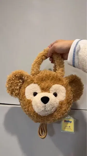 홍콩 디즈니랜드 정품 더피 페이스 백 토트백 숄더 작은 사이즈