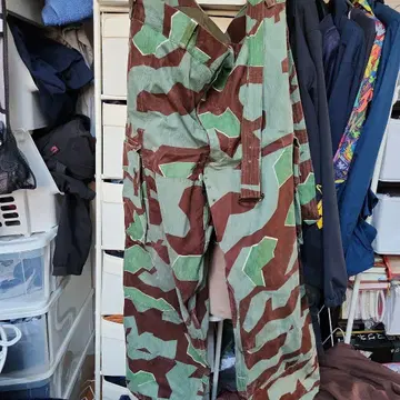 유로 빈티지 스프린터 카모 팬츠 1957년제 사이즈 170-106