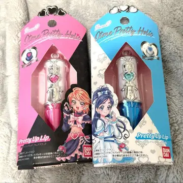 빛의 전사 프리큐어 프리티 업 립 큐어 블랙 화이트 2세트