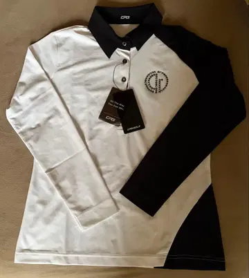 CPG 긴팔 피케 셔츠 화이트/블랙