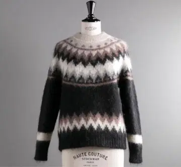 바토너 BATONER 노르딕 무늬 스웨터 니트