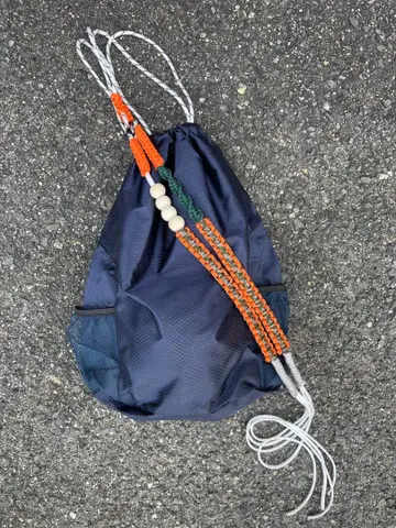 냅색 Y2K 테크 계열 오샤레 나일론 백팩 한국 파라코드