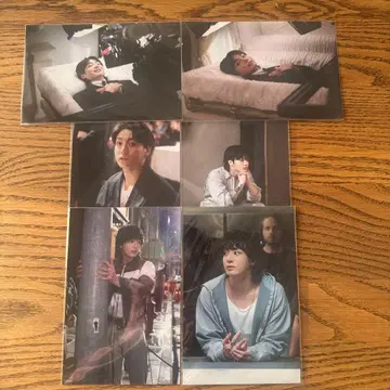 정국 GOLDEN 전시회 사진 프린트 사진 6장