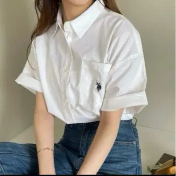 U.S. POLO ASSN. 유에스폴로아슨 별주 하프 슬리브 셔츠