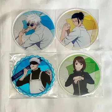 주술회전 그라테 조리 실습 아크릴 코스터 고죠 여름유 이에이리