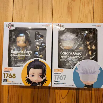 넨도로이드 주술회전 고죠 사토루 & 게토 스구루 세트 미개봉 새상품