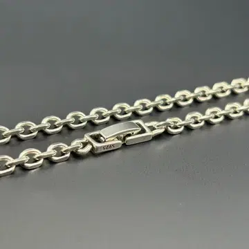 빈티지 실버 925 S925 앵커 체인 목걸이 은