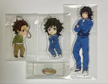 귀멸의 칼날 토미오카 기유 카마도 탄지로 김렛츠 학원 아크릴 스탠드 키링