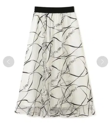 JILL BY JILLSTUART 캘리그래피 플레어 스커트