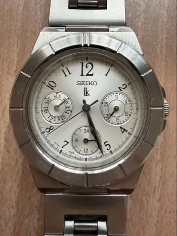 SEIKO 루키아 5Y89 초기 모델 다침 쿼츠 작동 안 함 정크 취급