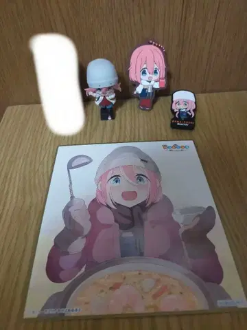 유루캠 카카미가하라 나데시코 4종 세트 굿즈