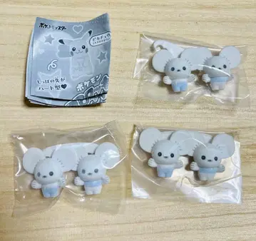 포켓몬 플로키 인형 가챠 와카 쥐 3종