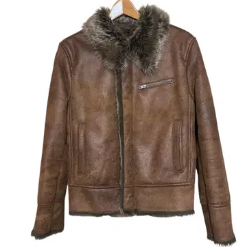 semantic design 페이크 무스탕, 라이더 자켓