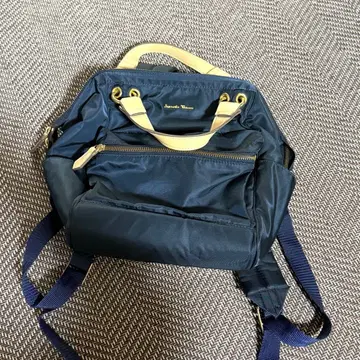 사만다 타바사 미녀와 야수 콜라보 네이비 백팩 / 참