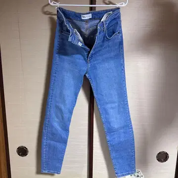 ZARA 스키니 데님 라이트 블루 EUR38
