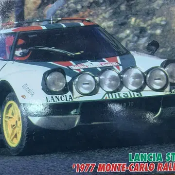 하세가와 1/24 란치아 스트라토스 1977 몬테카를로 랠리 우승