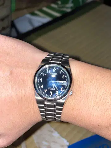 SEIKO 5 자동 와인딩 손목시계 아라비아 숫자