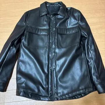 ZARA 레더 재킷 가죽 점퍼