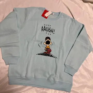 L 찰리 브라운 야구 스누피 베이스볼 맨투맨 단종