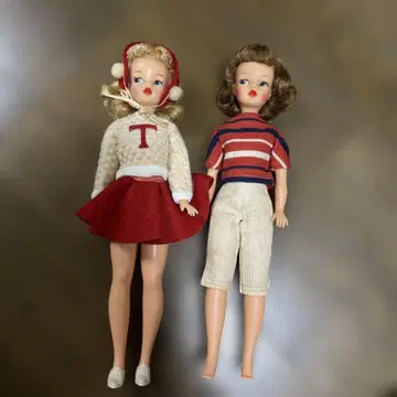 1950년대 패션 인형 타미 2체 세트
