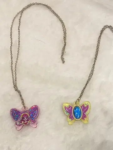 프리큐어 5 gogo 목걸이 2개 세트 당시 상품