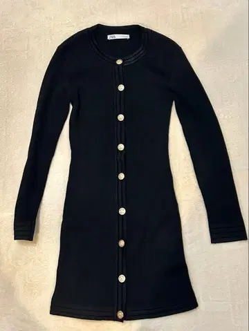 [ 새상품급 ] ZARA 긴팔 미니 원피스 블랙 MEX28