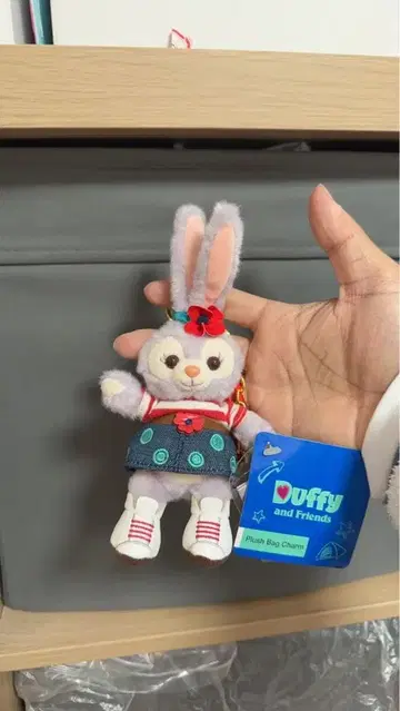 홍콩 디즈니랜드 정품 스텔라루 봉제 인형 키체인