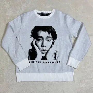 [ 초레어 ] 사카모토 류이치 B-2 UNIT 니트 스웨터 L 사이즈