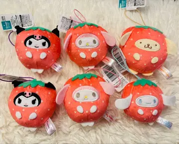 [새상품 익명] 산리오 프라이스 딸기 키티 쿠로미 시나몬 포무포무