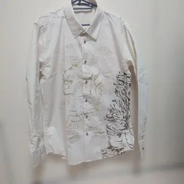 마리떼 프랑소와 저버 괴어 그래픽 프린트 긴팔 셔츠 L 사이즈