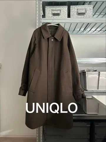 UNIQLO 브라운 롱 코트