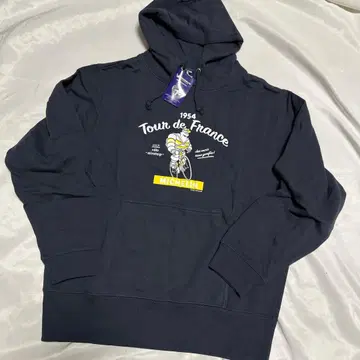 22년제 단종 S 미쉐린 후드티 툴 드 프랑스 비바덤 네이비