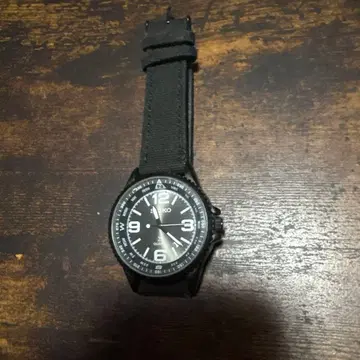 SEIKO 쿼츠 손목시계 블랙